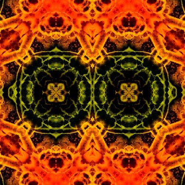 Kusursuz soyut desen. Kusursuz bir doku. Kaleydoskop arkaplanı