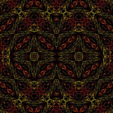 Kusursuz soyut desen. Kusursuz bir doku. Kaleydoskop arkaplanı