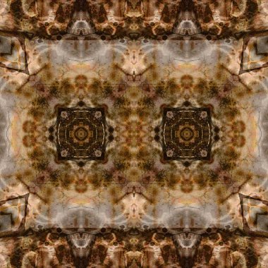 Kusursuz soyut desen. Kusursuz bir doku. Kaleydoskop arkaplanı