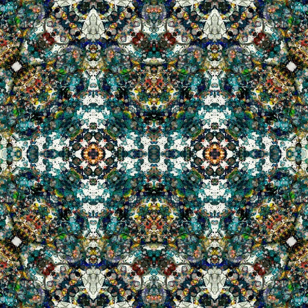 Kusursuz soyut desen. Kusursuz bir doku. Kaleydoskop arkaplanı