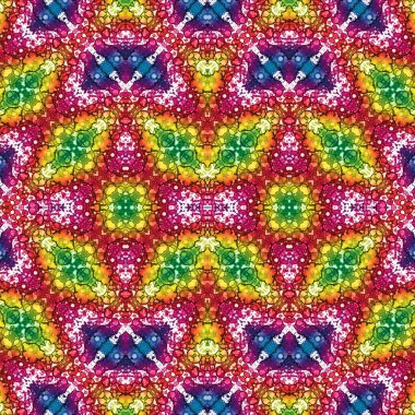 Kusursuz soyut desen. Kusursuz bir doku. Kaleydoskop arkaplanı