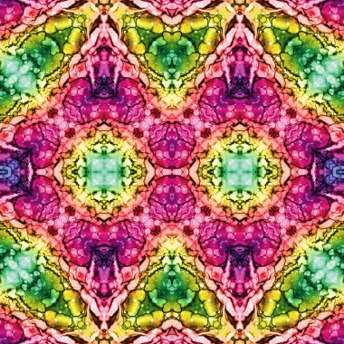 Kusursuz soyut desen. Kusursuz bir doku. Kaleydoskop arkaplanı