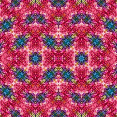 Kusursuz soyut desen. Kusursuz bir doku. Kaleydoskop arkaplanı