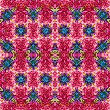 Kusursuz soyut desen. Kusursuz bir doku. Kaleydoskop arkaplanı