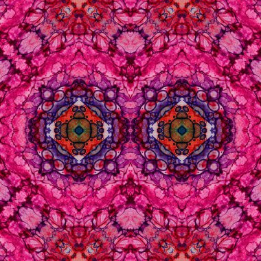 Kusursuz soyut desen. Kusursuz bir doku. Kaleydoskop arkaplanı