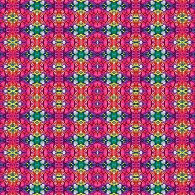 Kusursuz soyut desen. Kusursuz bir doku. Kaleydoskop arkaplanı