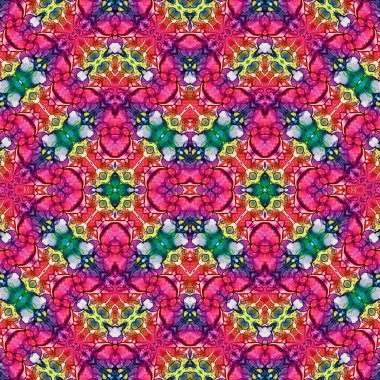 Kusursuz soyut desen. Kusursuz bir doku. Kaleydoskop arkaplanı