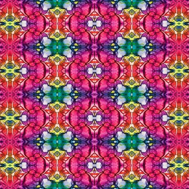 Kusursuz soyut desen. Kusursuz bir doku. Kaleydoskop arkaplanı