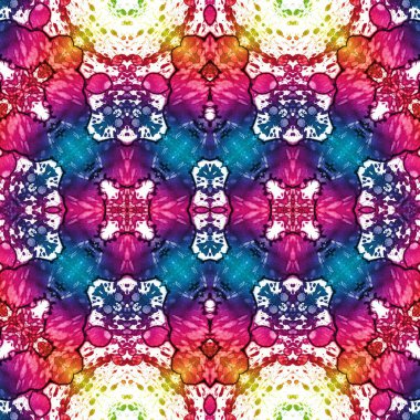 Kusursuz soyut desen. Kusursuz bir doku. Kaleydoskop arkaplanı