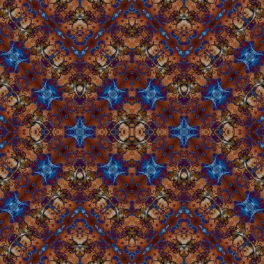 Kusursuz soyut desen. Kusursuz bir doku. Kaleydoskop arkaplanı