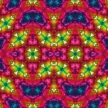 Kusursuz soyut desen. Kusursuz bir doku. Kaleydoskop arkaplanı