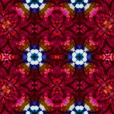 Kusursuz soyut desen. Kusursuz bir doku. Kaleydoskop arkaplanı