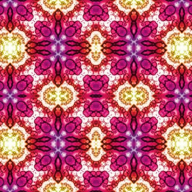 Kusursuz soyut desen. Kusursuz bir doku. Kaleydoskop arkaplanı