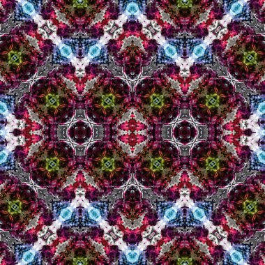 Kusursuz soyut desen. Kusursuz bir doku. Kaleydoskop arkaplanı