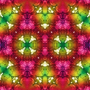 Kusursuz soyut desen. Kusursuz bir doku. Kaleydoskop arkaplanı