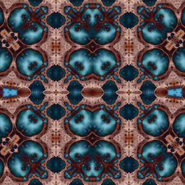 Kusursuz soyut desen. Kusursuz bir doku. Kaleydoskop arkaplanı