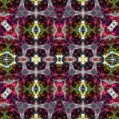 Kusursuz soyut desen. Kusursuz bir doku. Kaleydoskop arkaplanı