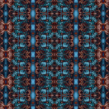 Kusursuz soyut desen. Kusursuz bir doku. Kaleydoskop arkaplanı