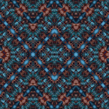 Kusursuz soyut desen. Kusursuz bir doku. Kaleydoskop arkaplanı