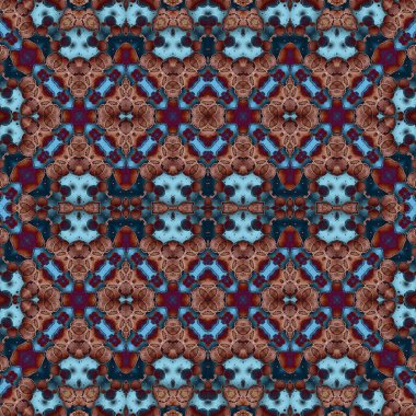 Kusursuz soyut desen. Kusursuz bir doku. Kaleydoskop arkaplanı