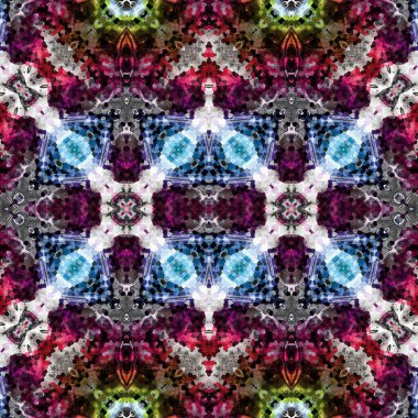 Kusursuz soyut desen. Kusursuz bir doku. Kaleydoskop arkaplanı