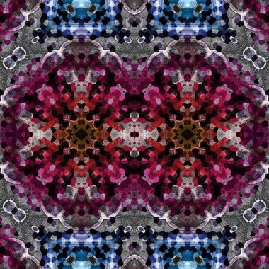 Kusursuz soyut desen. Kusursuz bir doku. Kaleydoskop arkaplanı