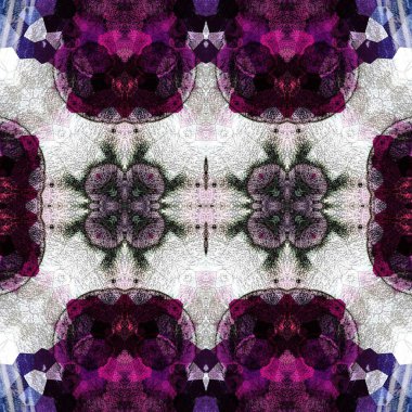 Kusursuz soyut desen. Kusursuz bir doku. Kaleydoskop arkaplanı