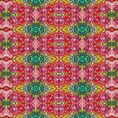 Kusursuz soyut desen. Kusursuz bir doku. Kaleydoskop arkaplanı