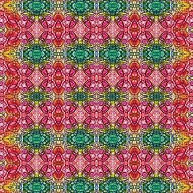 Kusursuz soyut desen. Kusursuz bir doku. Kaleydoskop arkaplanı