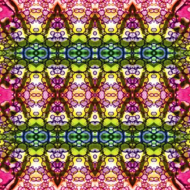 Kusursuz soyut desen. Kusursuz bir doku. Kaleydoskop arkaplanı