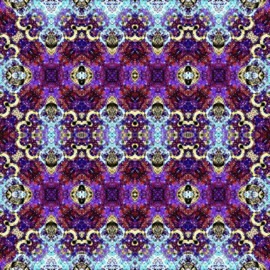 Kusursuz soyut desen. Kusursuz bir doku. Kaleydoskop arkaplanı