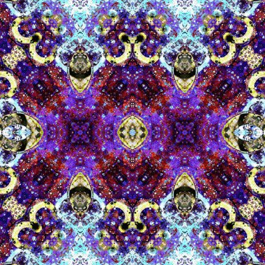 Kusursuz soyut desen. Kusursuz bir doku. Kaleydoskop arkaplanı