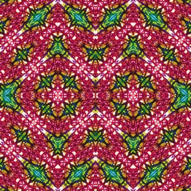 Kusursuz soyut desen. Kusursuz bir doku. Kaleydoskop arkaplanı