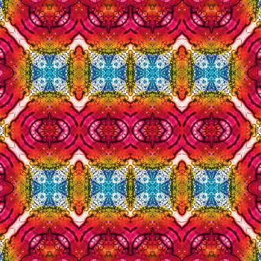 Kusursuz soyut desen. Kusursuz bir doku. Kaleydoskop arkaplanı