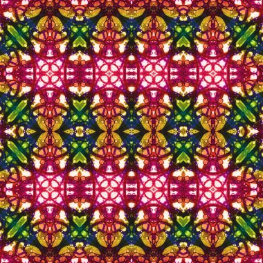 Kusursuz soyut desen. Kusursuz bir doku. Kaleydoskop arkaplanı