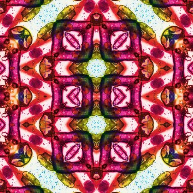 Kusursuz retro desen. Kusursuz sanat dokusu. Örülmüş halı