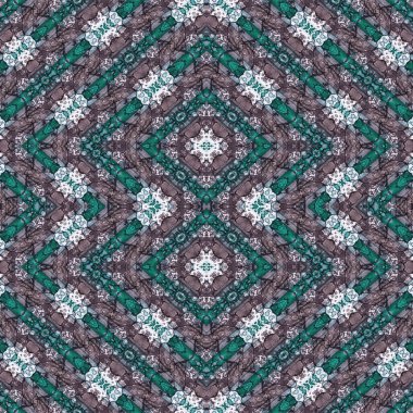 Kusursuz retro desen. Kusursuz sanat dokusu. Örülmüş halı