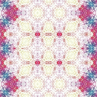 Kusursuz retro desen. Kusursuz sanat dokusu. Örülmüş halı