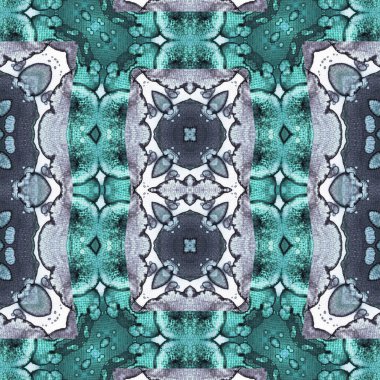 Kusursuz retro desen. Kusursuz sanat dokusu. Örülmüş halı