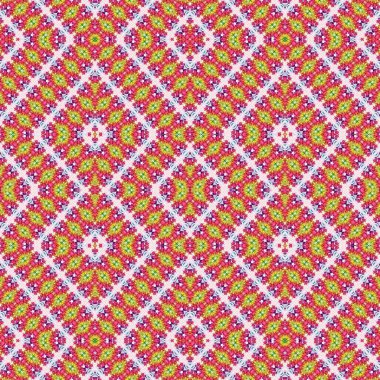 Kusursuz retro desen. Kusursuz sanat dokusu. Örülmüş halı