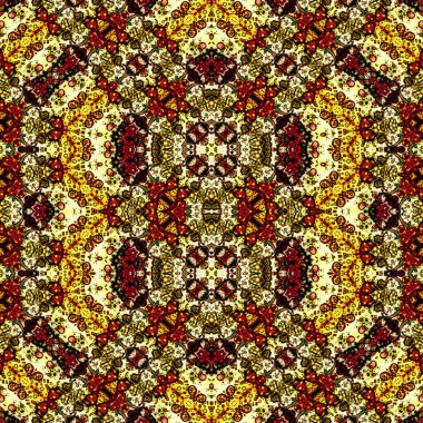 Kusursuz retro desen. Kusursuz sanat dokusu. Örülmüş halı