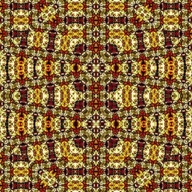 Kusursuz retro desen. Kusursuz sanat dokusu. Örülmüş halı