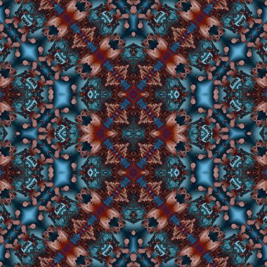 Kusursuz retro desen. Kusursuz sanat dokusu. Örülmüş halı