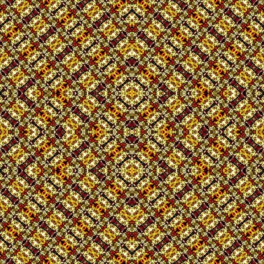 Kusursuz retro desen. Kusursuz sanat dokusu. Örülmüş halı