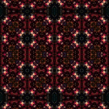 Kusursuz retro desen. Kusursuz sanat dokusu. Örülmüş halı