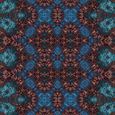 Kusursuz retro desen. Kusursuz sanat dokusu. Örülmüş halı