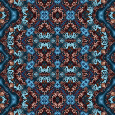 Kusursuz retro desen. Kusursuz sanat dokusu. Örülmüş halı