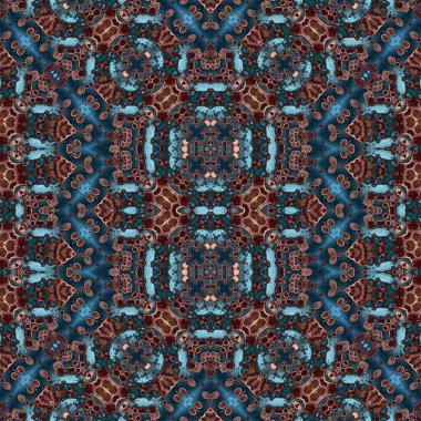 Kusursuz retro desen. Kusursuz sanat dokusu. Örülmüş halı