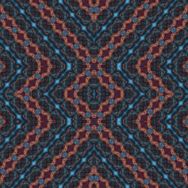 Kusursuz retro desen. Kusursuz sanat dokusu. Örülmüş halı