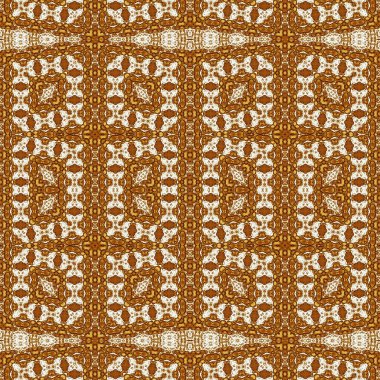 Kusursuz retro desen. Kusursuz sanat dokusu. Örülmüş halı